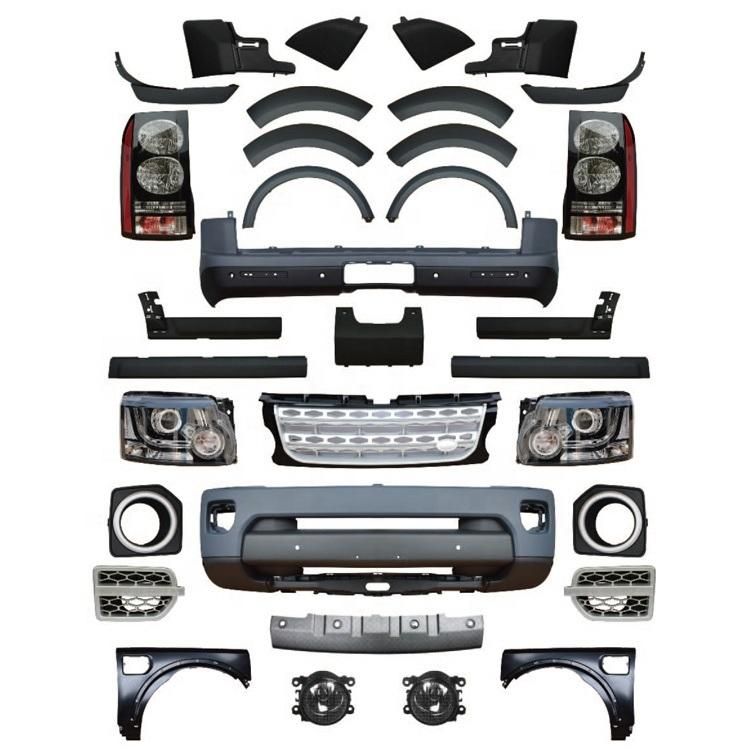 Full Autobiography Front Rear Bumper Kit for Land Rover Discovery Lr3 Upgrade to 2014 Lr4