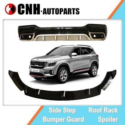 Auto Accessory Bumper Body Kit for KIA Seltos 2020 Kx3 Front Bumper Lip and Rear Diffuser