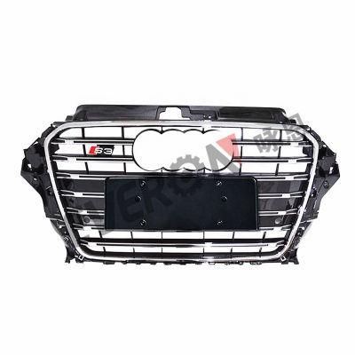 Modified Auto Front Bumper S3 Grille for Audi A3 2014-2016