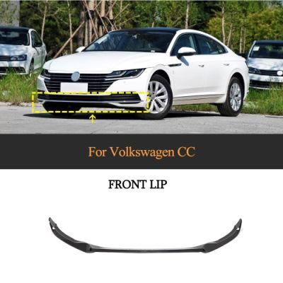 Carbon Fiber Front Bumper Lip for Volkswagen Arteon Hatchback 4-Door 2019-2020