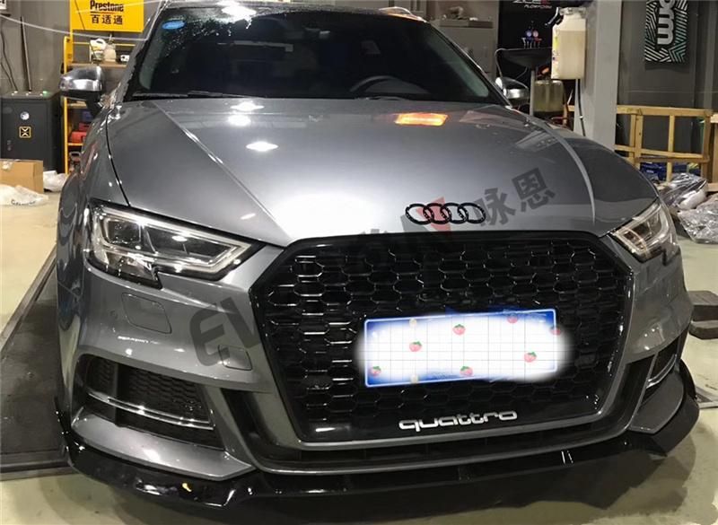 RS3 Style Front Bumper Grille for Audi A3 2017-2019