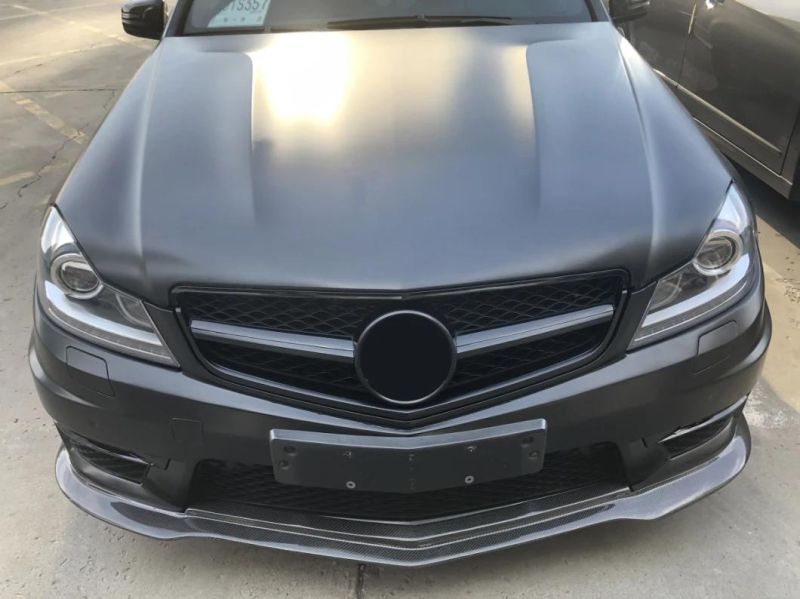 Carbon Fiber Front Bumper Lip for Mercedes Benz W204 C63 Amg 2012-2014