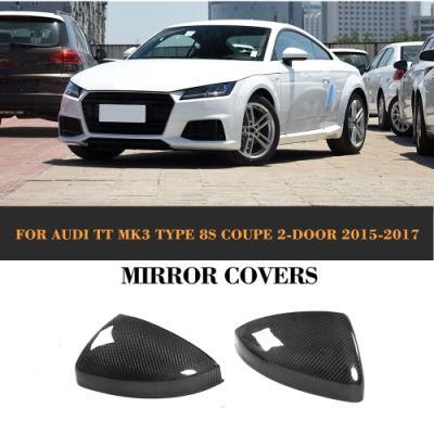 Carbon Fiber Mirror Covers Replacement for Audi Tt MK3 Type 8s Coupe 2-Door 2015-2017 (Fits: TT 8S)