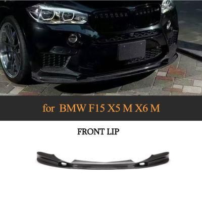 Car Carbon Fiber Front Lip for BMW X Drive Series X6 M F16 15-16