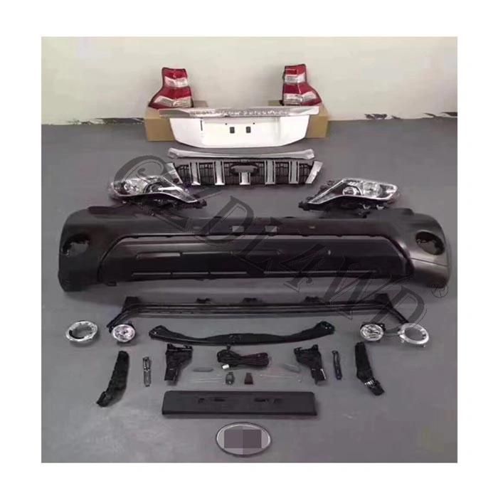 Front and Rear Body Kit for Toyota Land Cruiser Prado 2008-2013 Upgrade to 2014-2017