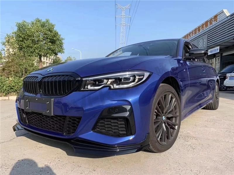 MP Style Front Bumper Lip Spoiler for BMW 3 Series G20 2019+