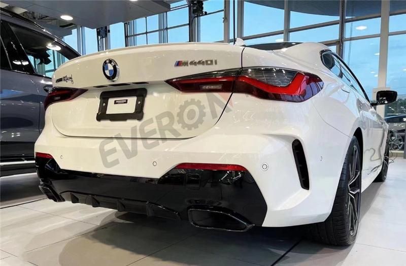 440d Rear Bumper Splitter Tail Lip Spoiler with Exhaust Tips for 4 Series G22