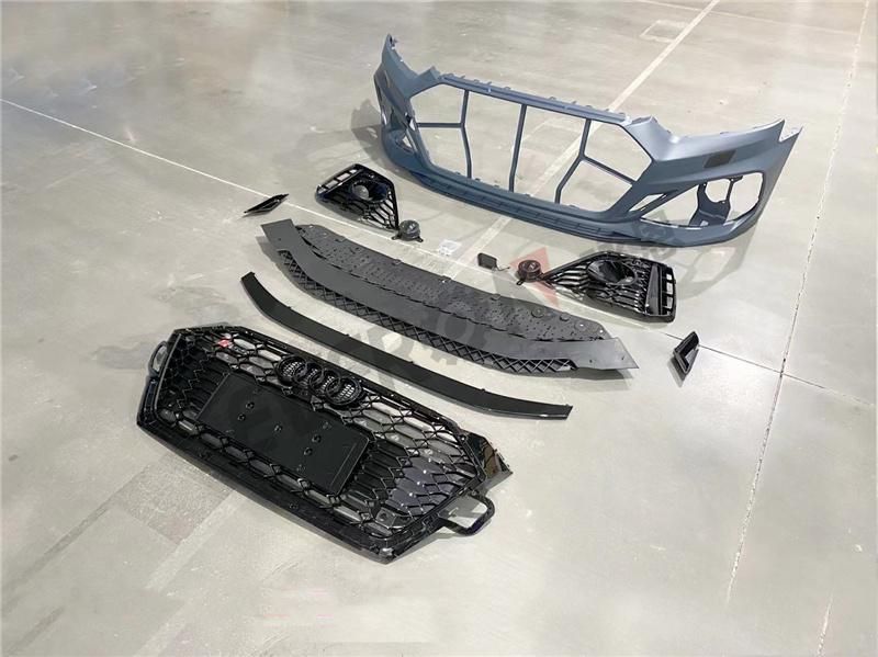 Car Bodykits 2021 RS5 Style Front Bumper with Grill for Audi A5 2017-2020