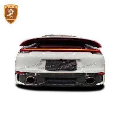 Dry Carbon Fiber OEM Style Car Back Rear Bumper Lip for Porsche 911-992
