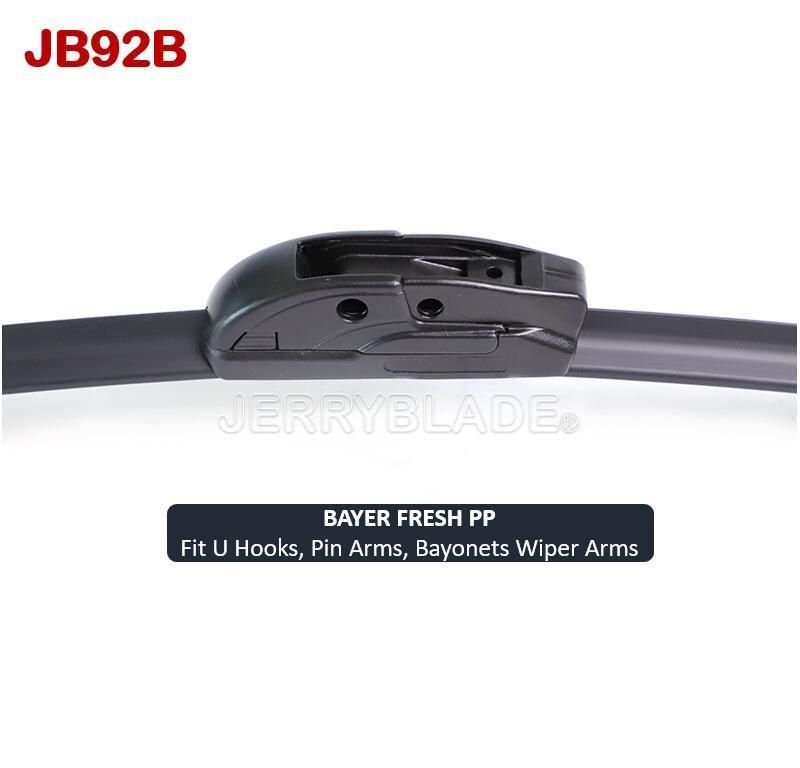 Multi-Fit Wiper Blade Aerotwin Bosh Wiper Centric Spoiler Universal Windscreen Windshield Wiper Frameless Beam Blade Flat for Most of The Cars Jb92b OEM