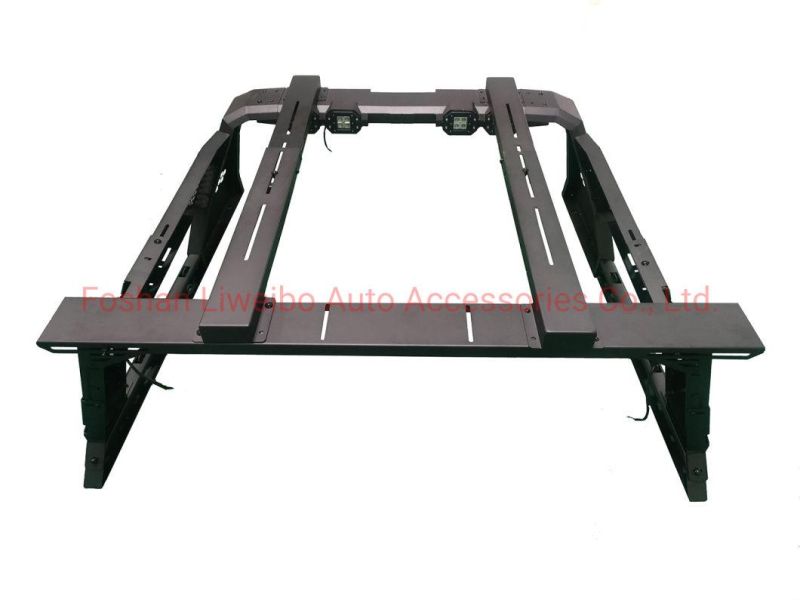 Car Roof Rack Black Steel Cargo Basket for Toyota Tundra