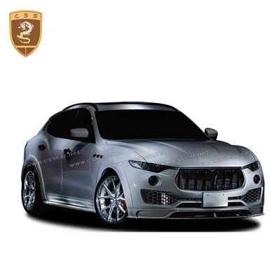 for Maserati Levante Glossy Black Carbon Fiber Leap Style Body Kit