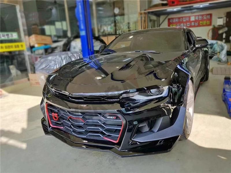 Car Body Parts Zl1 1le Style Front Bumper with Hood Body Kit for 2016-2018 Camaro