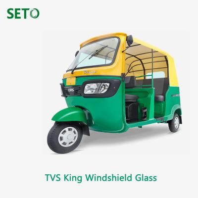 Bajaj Tuk Tuk Three Wheeler Front Glass, Windshield for Tvs 3 Wheeler