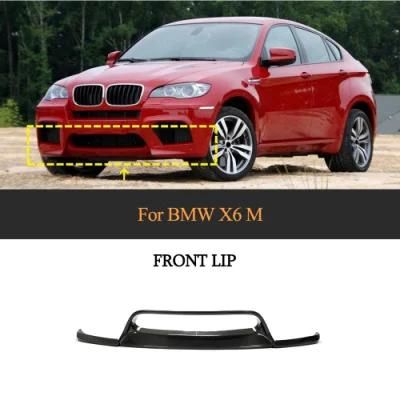 3PCS Real Carbon Fiber Front Bumper Lip Spoiler for BMW E70 X5m E71 X6m SUV 2008-2014