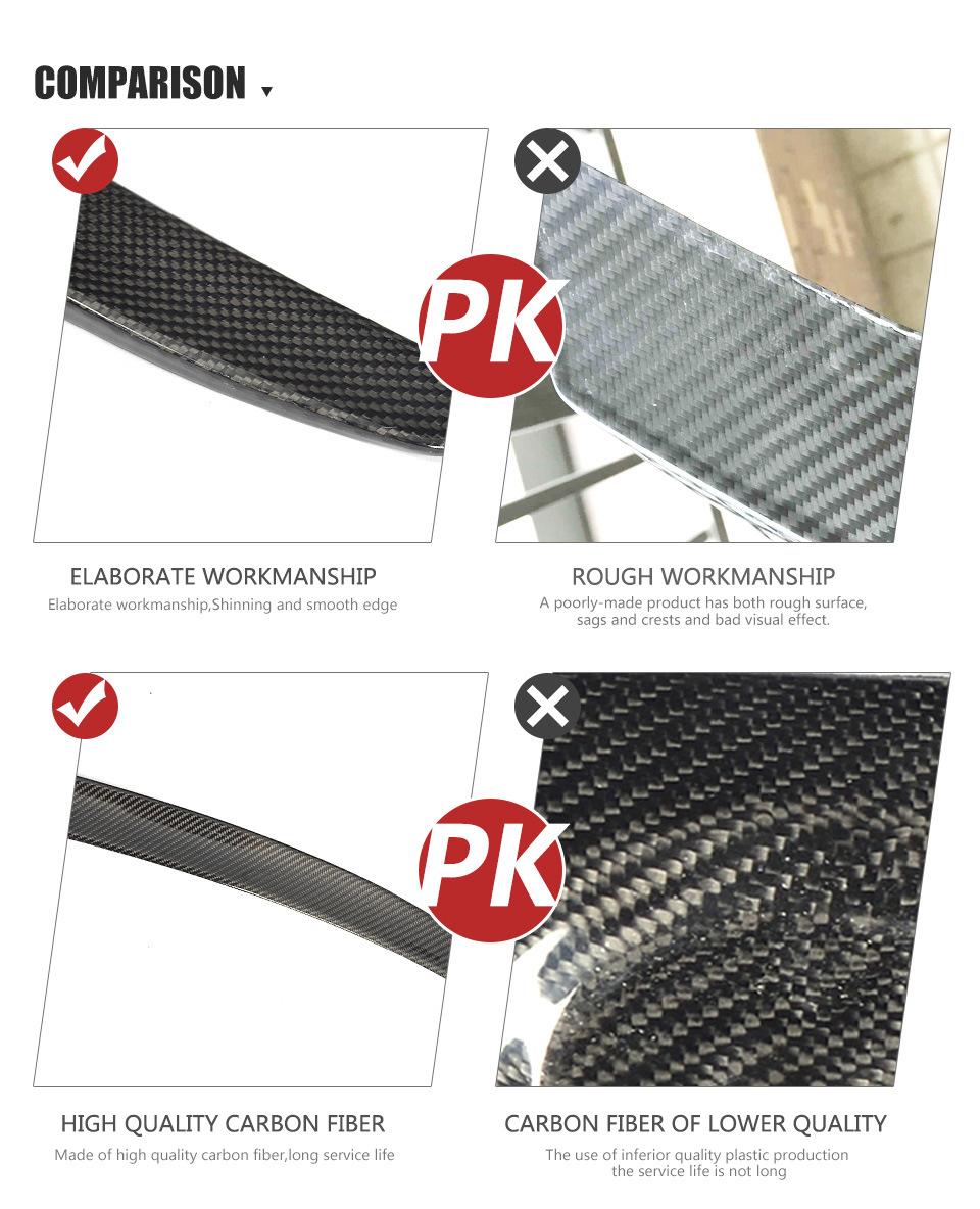 Carbon Fiber Rear Trunk Spoiler for BMW 5series G30 530I 540I 2017-2018