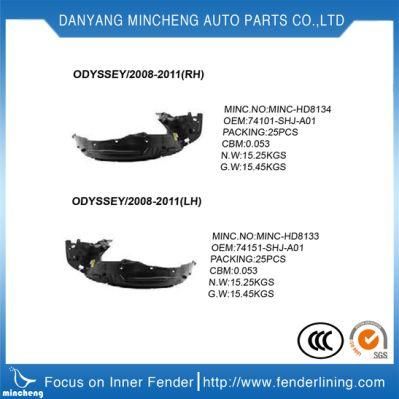 Auto Parts Inner Fender Lining for Honda