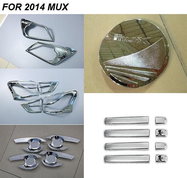 High Quality ABS Car Accessories Chrome Body Full Kit Combo Accessories for 2014-2021 Mux