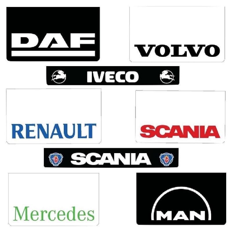 Custom Different Color and Material Rubber Mudflap for Cars with Your Logo
