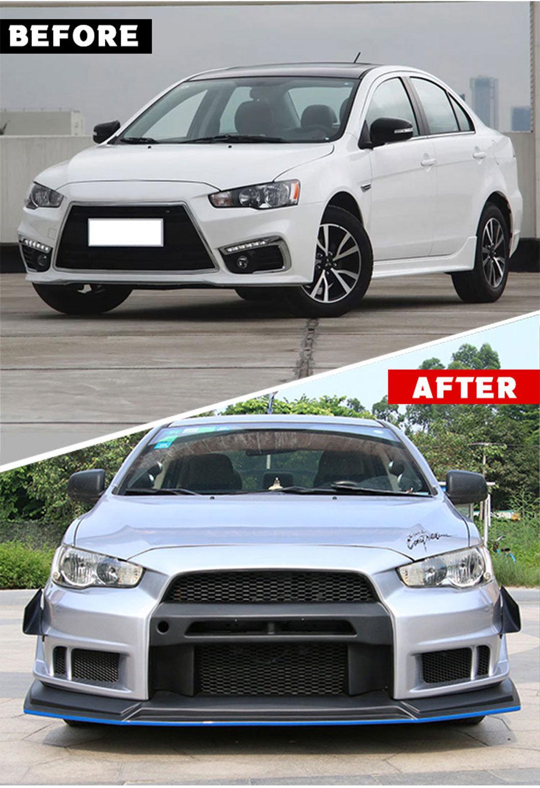 Car Front Bumper for Mitsubishi Lancer Varis 2th Generation ABS Plastic Evo Type