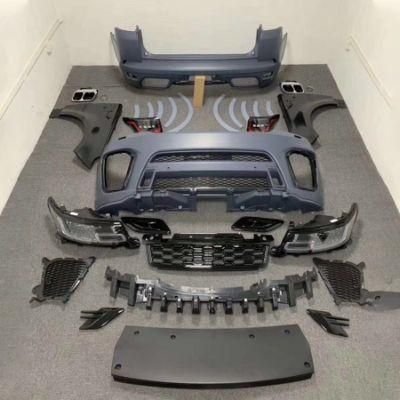 Auto Bumper Body Part Car Bumper with Light and Hood for Rrsrt 2014-2017 L320 Upgrade to Rrs 2018 L494 SVR