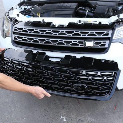 ABS Black Car Head Front Grill for Range Rover Discovery Sport 2015-2020 Replacement Parts