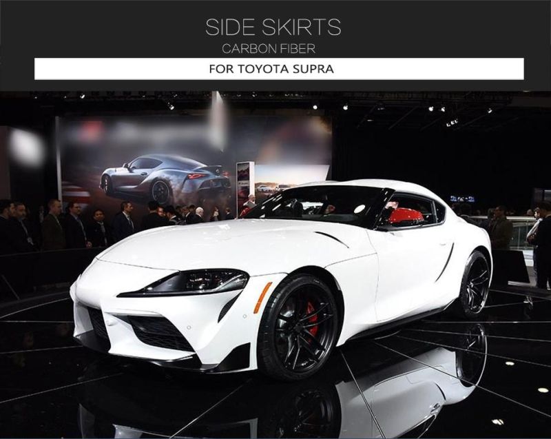Carbon Fiber Side Skirts Extension for Toyota Supra 2019-2020