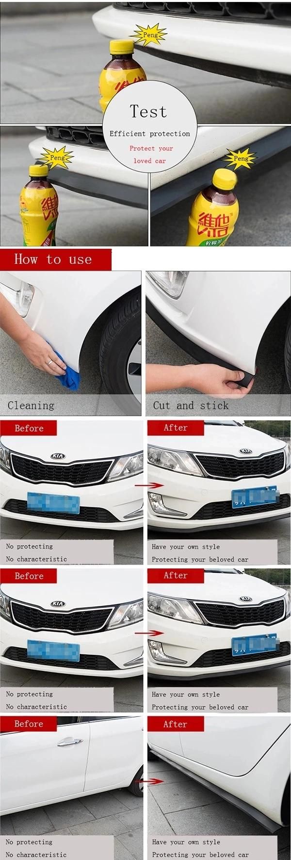 Automotive Front Lip Adhesive Strip Scratch-Proof Collision-Proof and Beautiful