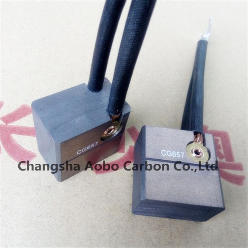 ,manufacturer customized design 20x32x40mm metal carbon brush CG657