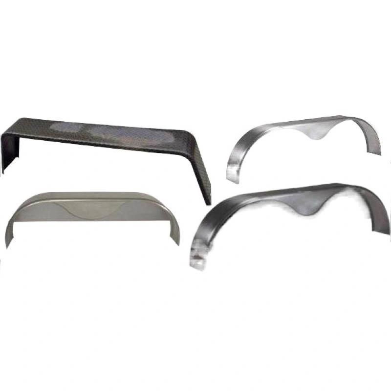 14" Dual Aluminum Sheet Trailer Wheels Mudguards Trailer Fenders
