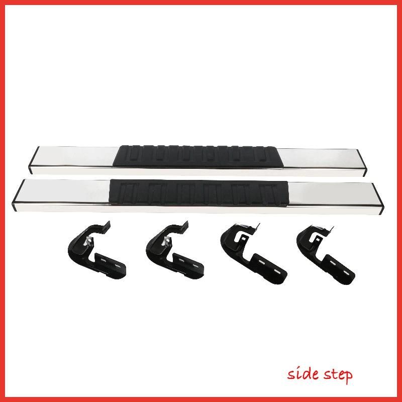 Car Parts Silver Running Boards Side Steps Nerf Bars for Silverado Regular Cab
