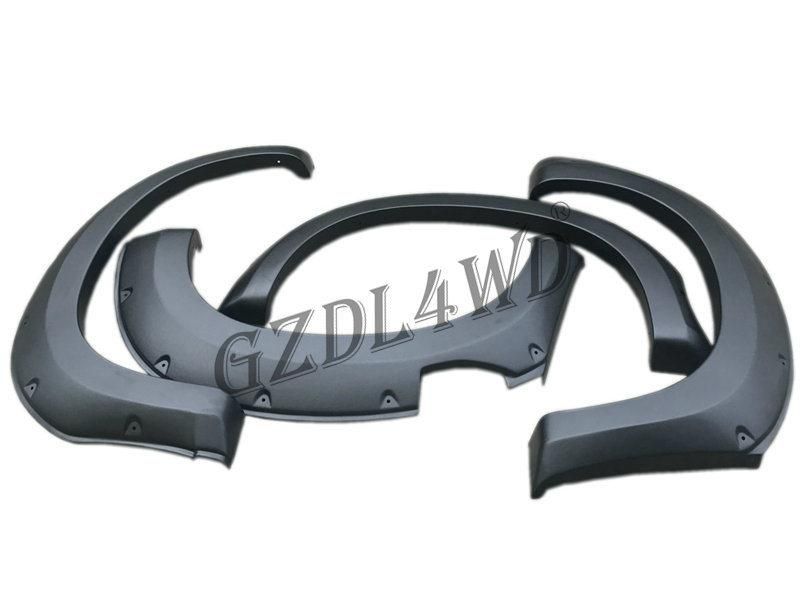 Smooth Black Fender Flares for Isuzu D′max Ute 2016-2018