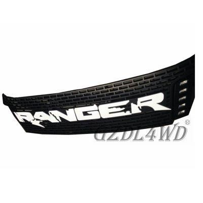 Modified off-Road Car Front Grille with LED for Ford Ranger T6