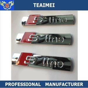 Custom Chrome 3D Car Logo Metal Sline Badge Car Emblem Sticker