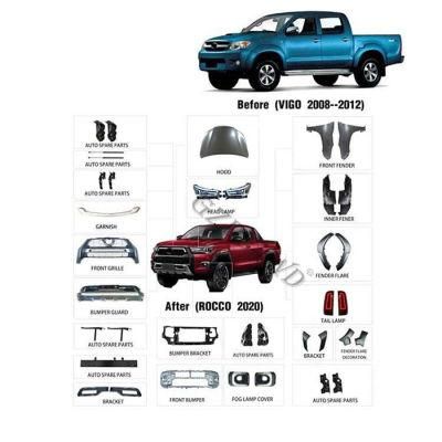 2005-2014 Hilux Vigo to Rocco 2021 Facelift Body Kits