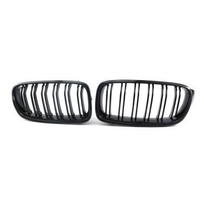 1pairs BMW 3 Series Parallel Bars Parallel Bars Water Charcoal Fiber Intake Grille