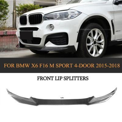 Carbon Fiber Front Lip for for BMW X6 F16 M Sport 4-Door 2015-2018