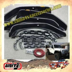 4X4 Accessory Hot Sale Jk Wrangler Arch Fender Flares Refit Wheel Eyebrow