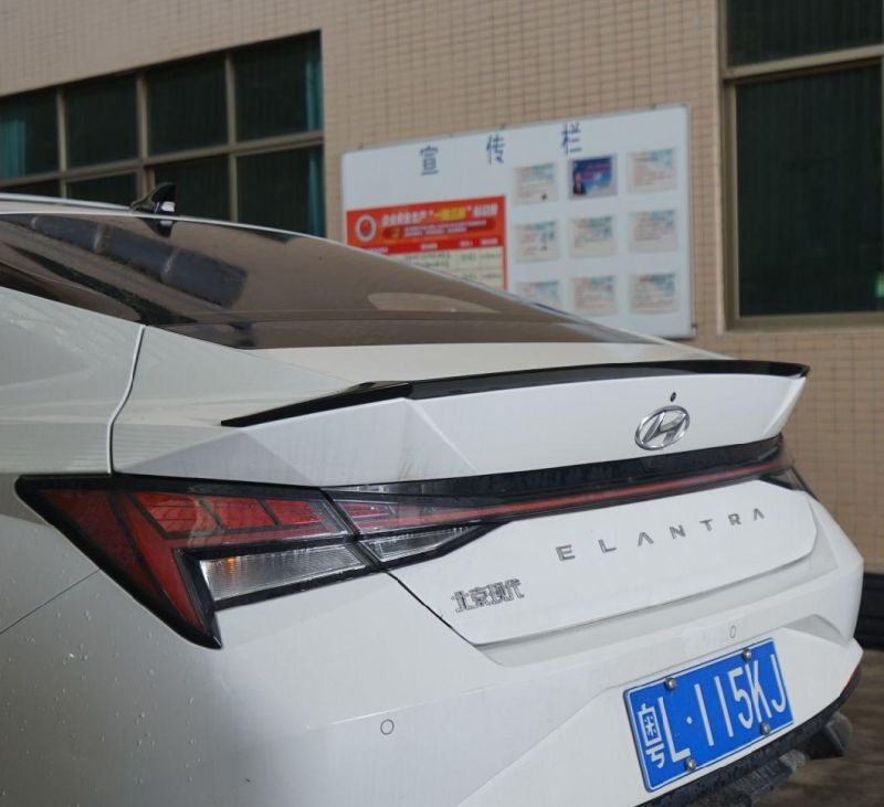 for Hyundai Elantra 2021+ Rear Lip ABS Spoiler Factory Design