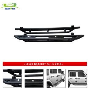 for 07-18 Wrangler Jl 4 Doors Matted Dropped Side Steps Running Boards Jl1120