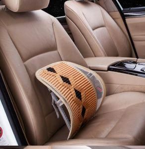 Diamond Pattern Ice Silk Mesh Car Waist Cushion