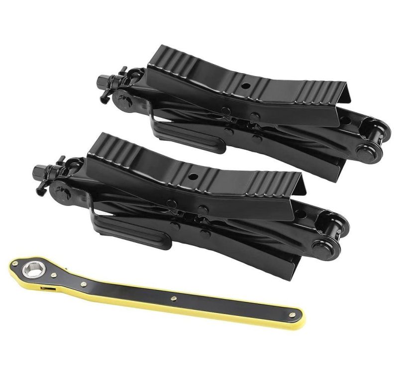Tandem Wheel Chock/Lock, X Scissor Chock Tire Stabilizer Electric or Manual