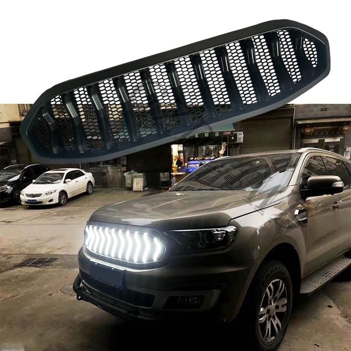 4X4 ABS Plastic Black Auto Car Grille Spare Part for Everest 2019