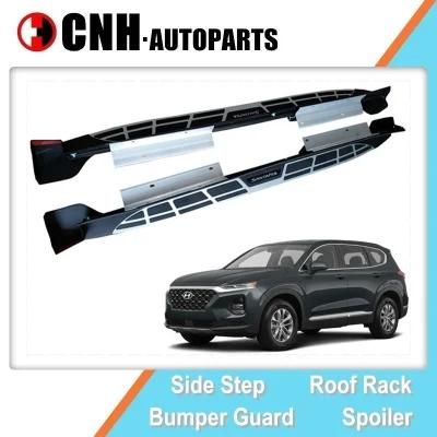 Car Parts Side Step Stirrup Korea Design Running Boards for Hyundai Santafe 2019 2020 IX45