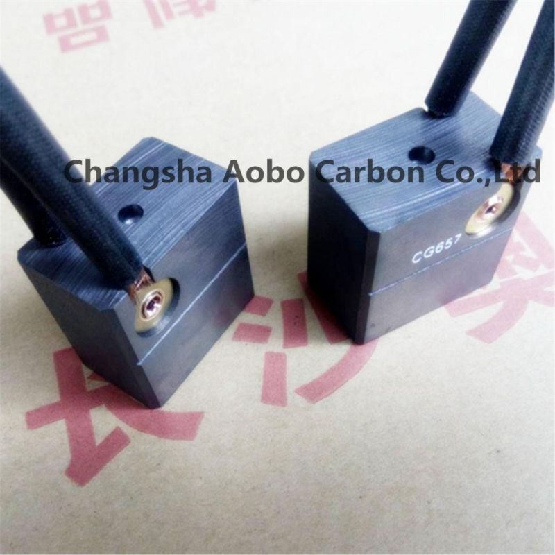 ,manufacturer customized design 20x32x40mm metal carbon brush CG657