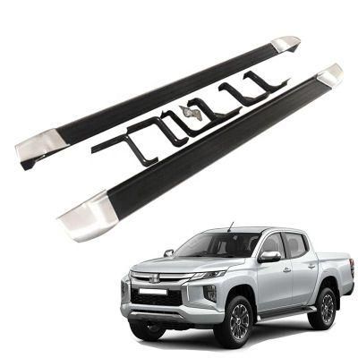 4X4 ABS Plastic Aluminum Alloy Car Side Step Running Board for Mitsubishi Triton L200 2019 2020 2021