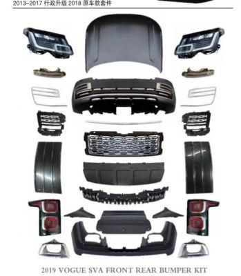 Full Autobiography Facelift Body Kit for Range Rover Vogue 2019 2020 2021 Sva OE Svo Bumper Kit Auto Parts Car Accessories