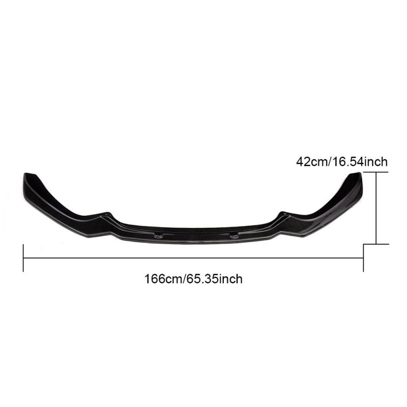 Carbon Fiber Front Bumper Lip Spoiler for BMW 1 Series F20 M Sport 2016-2018