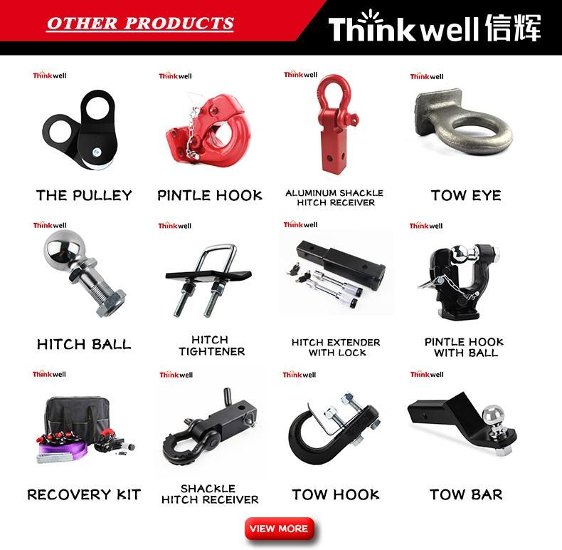 4X4 Trailer Parts Aluminum Hitch Receiver Adapter
