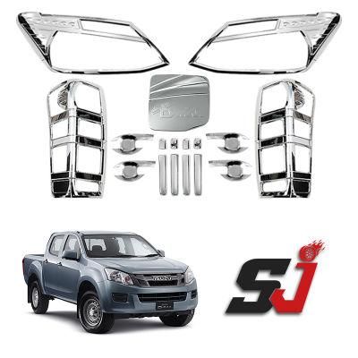 All Chrome or Black Garnish Full Set Combo Accessories for 2012-2021 D-Max